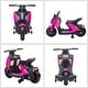 preview thumbnail 3 of 8, Battery-Powered Kids Motorcycle Ride-On Toy with Adjustable Speed, Working Headlights & Radio for Kids 2-4 Years