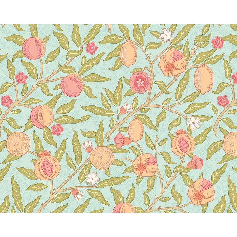 Brewster Origin Murals Fruit and Foliage Apricot Wall Mural - N/A