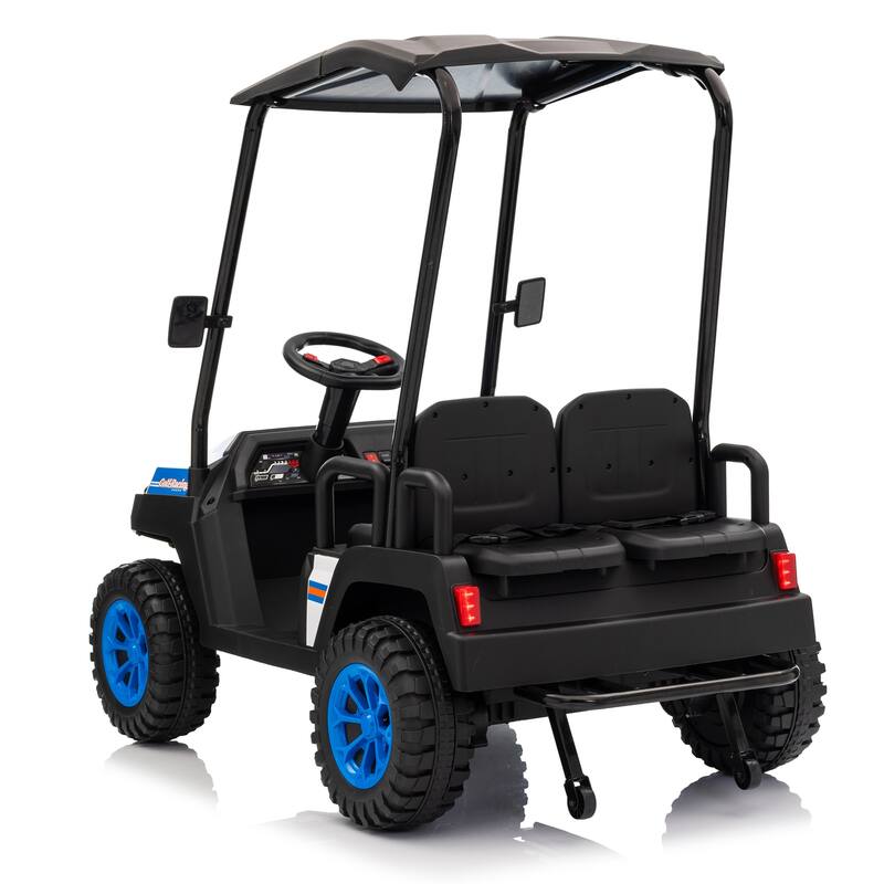 24V Xl Kids Electric Ride-On Truck W/Rc - Spacious 20in Wide Seat, Removable Sunshade, Dual-Motor Drive,Recommended Age: 3-8