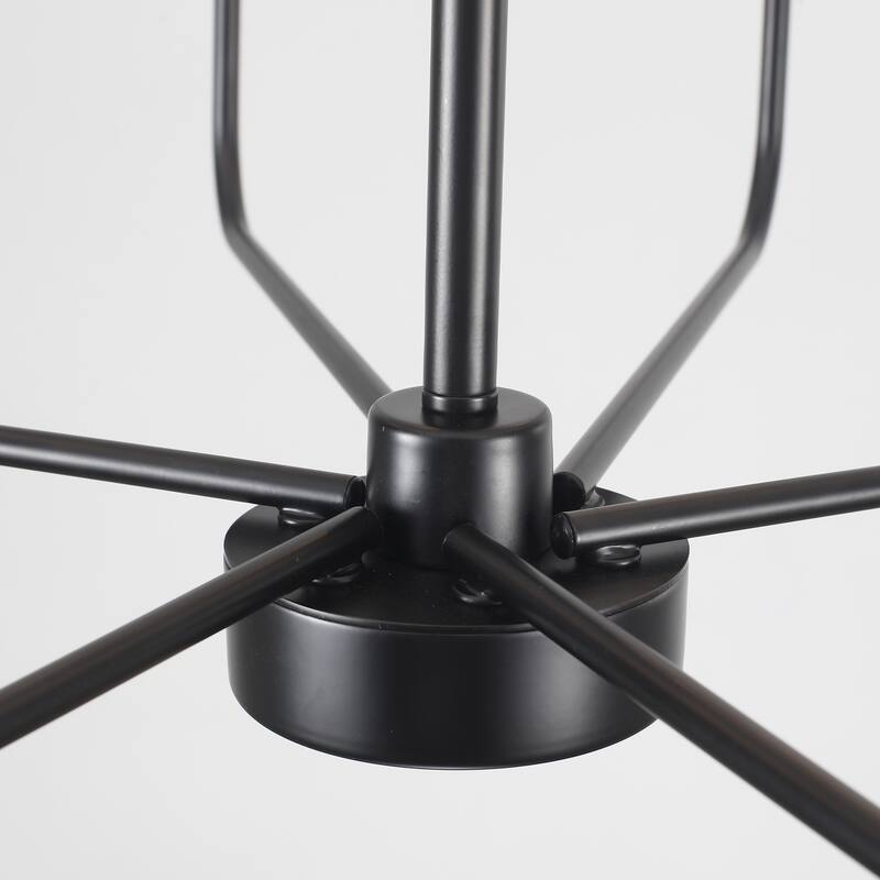 6-Light Candlestick Hanging Linear Chandelier Lighting Ceiling Light for Kitchen Island