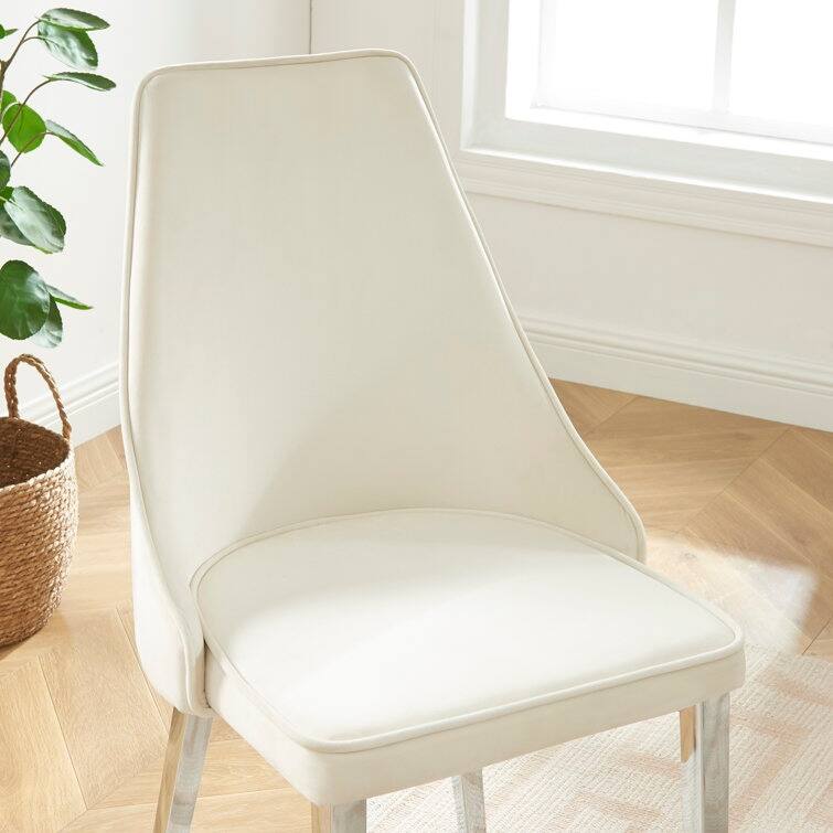 Pholstered Metal Side Chair (Set of 2)