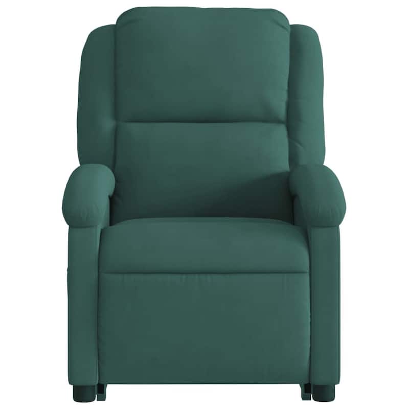 vidaXL Stand up Massage Recliner Chair Power Lift Wingback Armchair Velvet