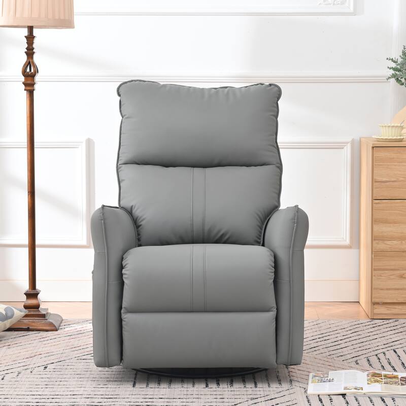 Rocking Recliner Chair,360 Degree Swivel Nursery Rocking Chair,Glider Chair,Modern Small Rocking Swivel Recliner Chair