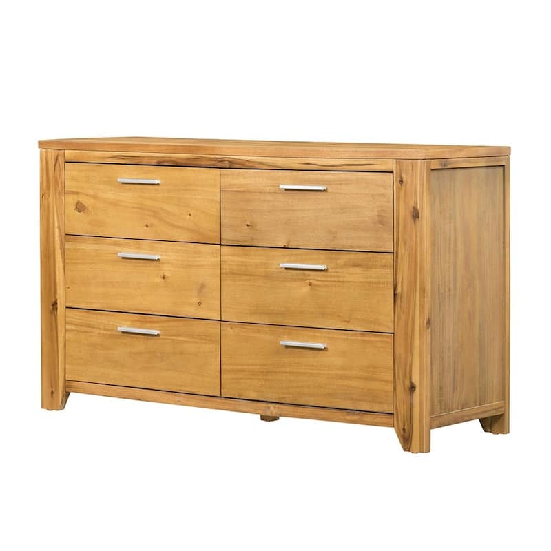 Farmhouse Solid Wood Dresser With Drawer for Bedroom