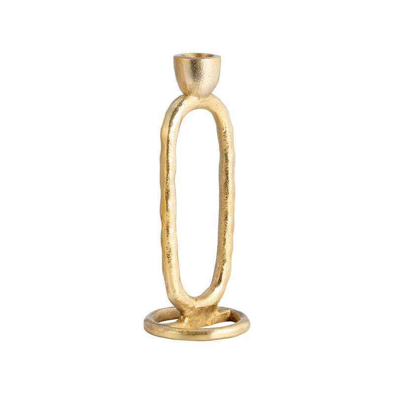 Sagebrook Home Oval Ring Taper Candle Holder