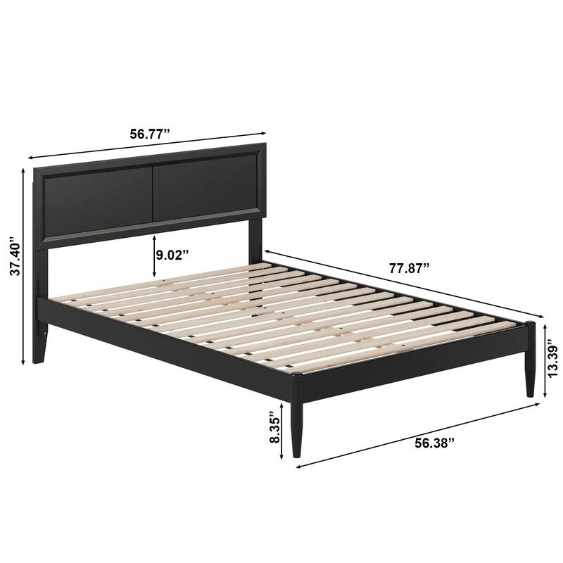 Ellarie Platform Bed with Adjustable Headboard
