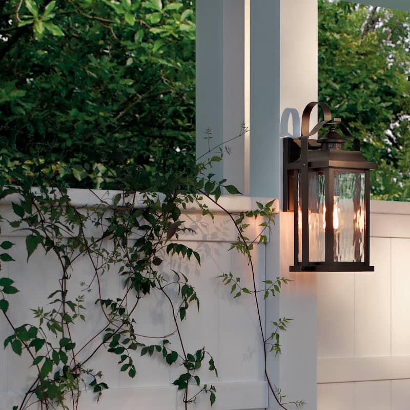 Kichler Lighting Linford 17-in 1-Light Olde Bronze Outdoor Wall Light