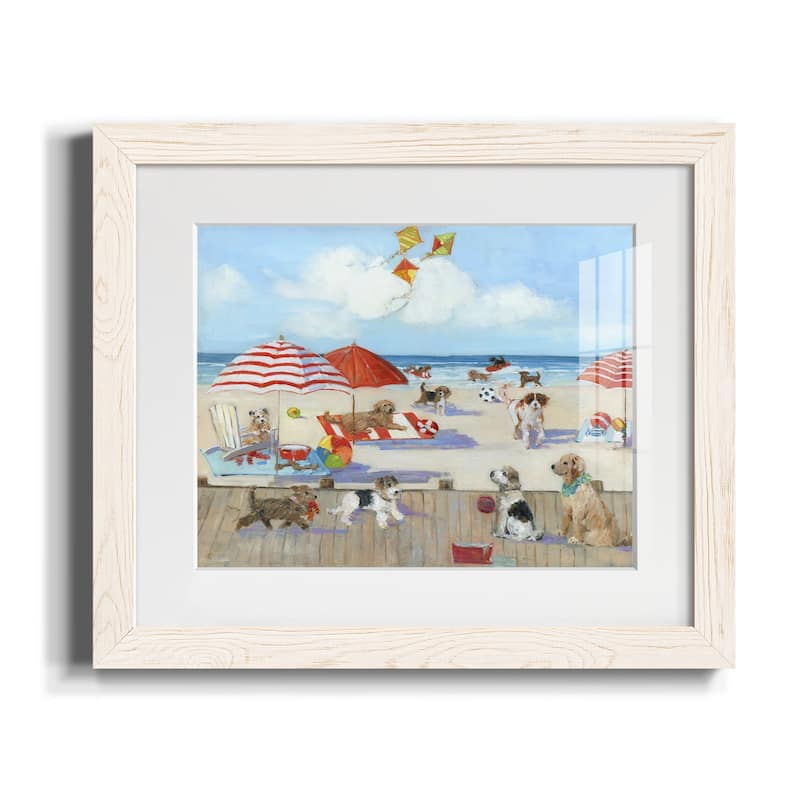 Beach Bark Park II-Premium Framed Print - Ready to Hang