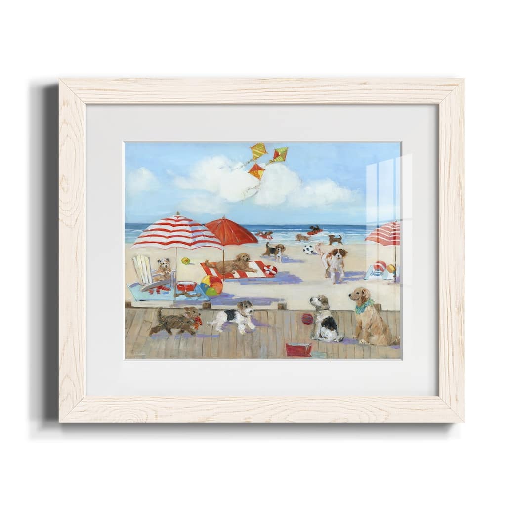 Beach Bark Park II-Premium Framed Print - Ready to Hang