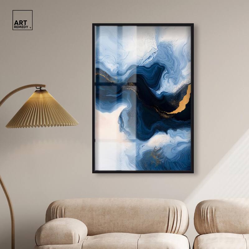 Blue Deep II Shadowbox by Art Remedy