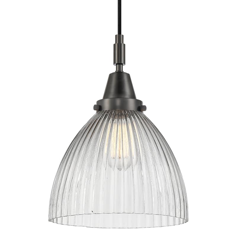 Innovations Lighting 447-1P-G222 Seneca Falls 10" Wide Mini Pendant - Matte Black