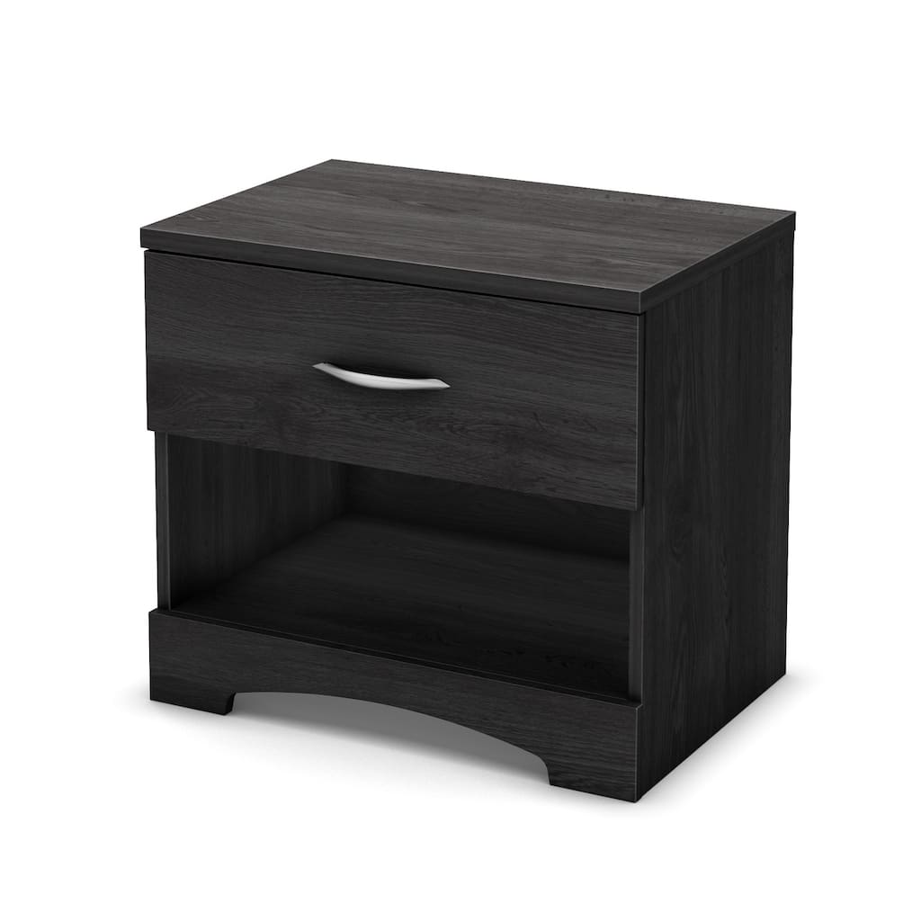 Modern Nightstand 1 Drawer Bedside Table Minimalist Accent Furniture