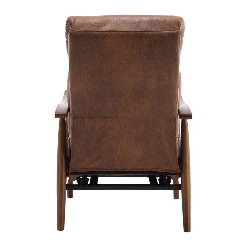 Modern Wood Frame Accent Chair Lounge Chair for Living Room