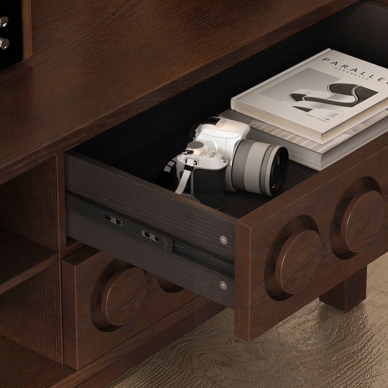 Entertainment Center MediConsole with 4 Drawers