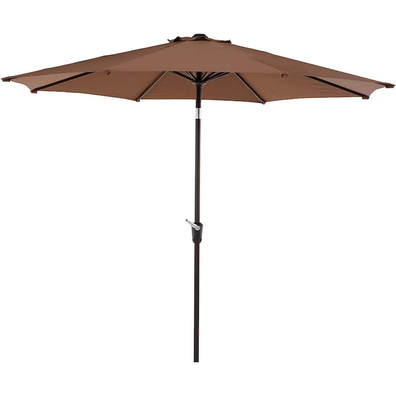 9FT Outdoor Market Patio Umbrella with Push Button Tilt and Crank,Table Umbrella,Swimming Pool Umbrella