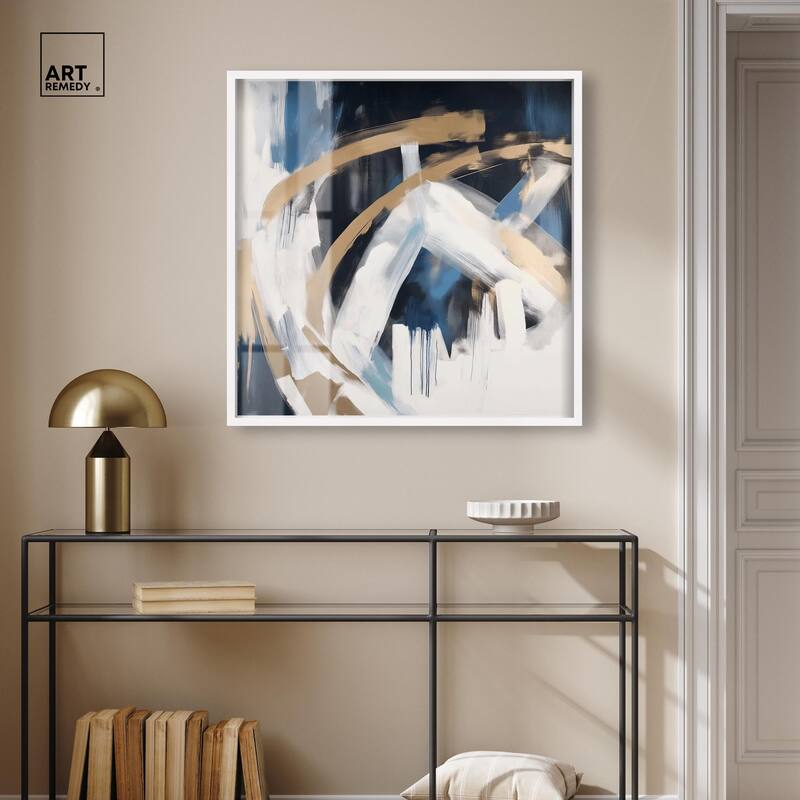 Golden Vortex II Shadowbox by Art Remedy