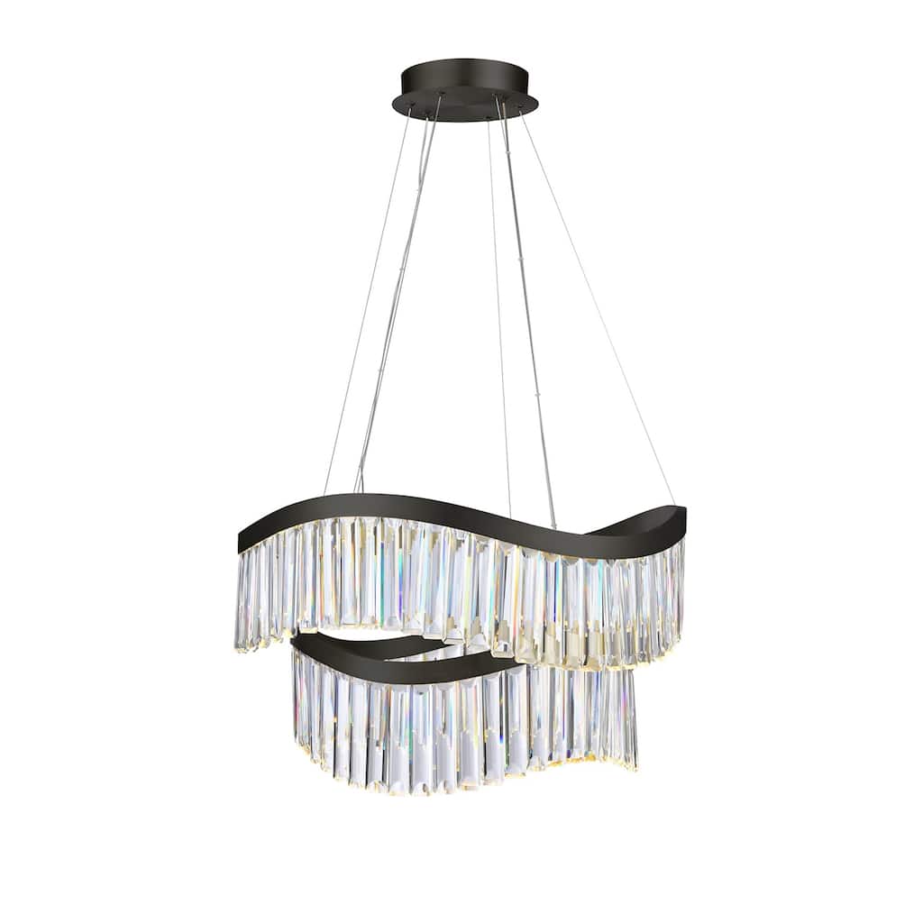 Artcraft Jules - Integrated LED Chandelier - Black