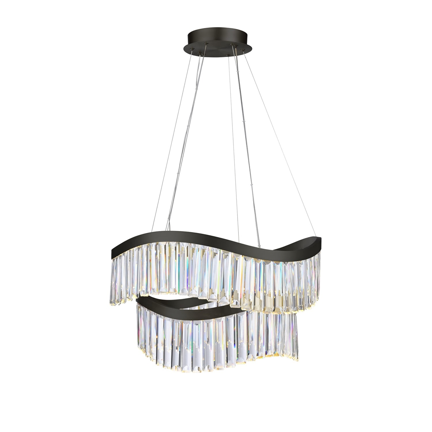 Artcraft Jules - Integrated LED Chandelier - Black