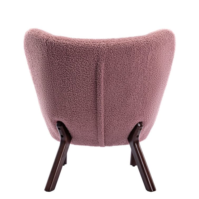 Tufted Side Chair with Solid Wood Legs for Living Room Bedroom