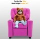 preview thumbnail 26 of 42, Mcombo Kids Recliner Chair Armrest Sofa for Toddlers Faux Leather