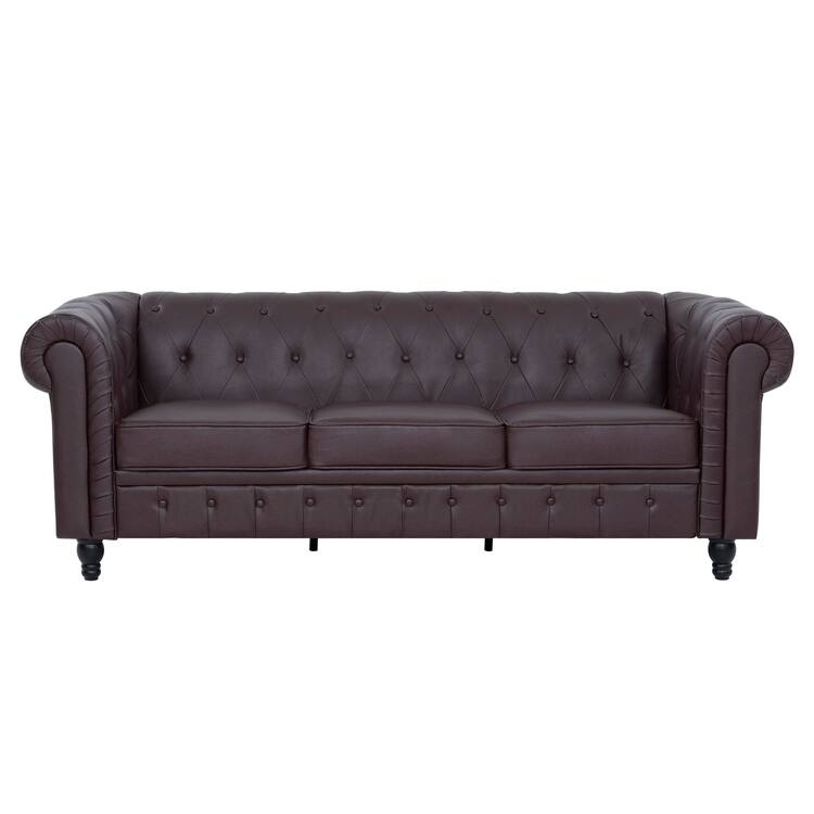 Elegance Chesterfield Sofa, Luxurious Comfort for Cozy Living Rooms, Mid-Century Modern couch, Elegance, 3-Seater Sofa