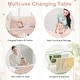 preview thumbnail 28 of 31, Gymax Baby Diaper Changing Table Folding Newborn Nursery Organizer