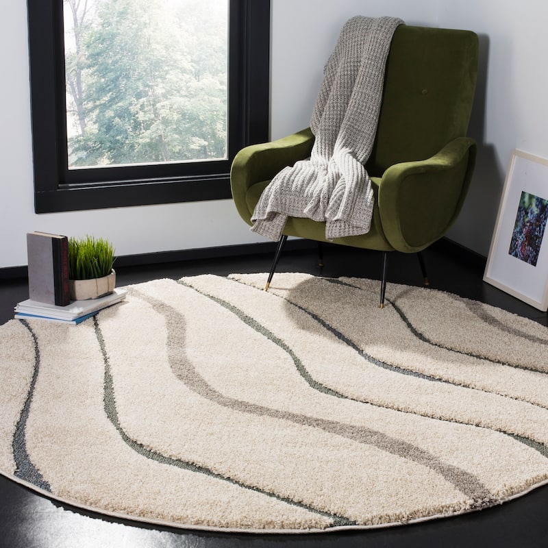 SAFAVIEH Florida Shag Hervor Soft Serene Waves 1.2-inch Thick Rug