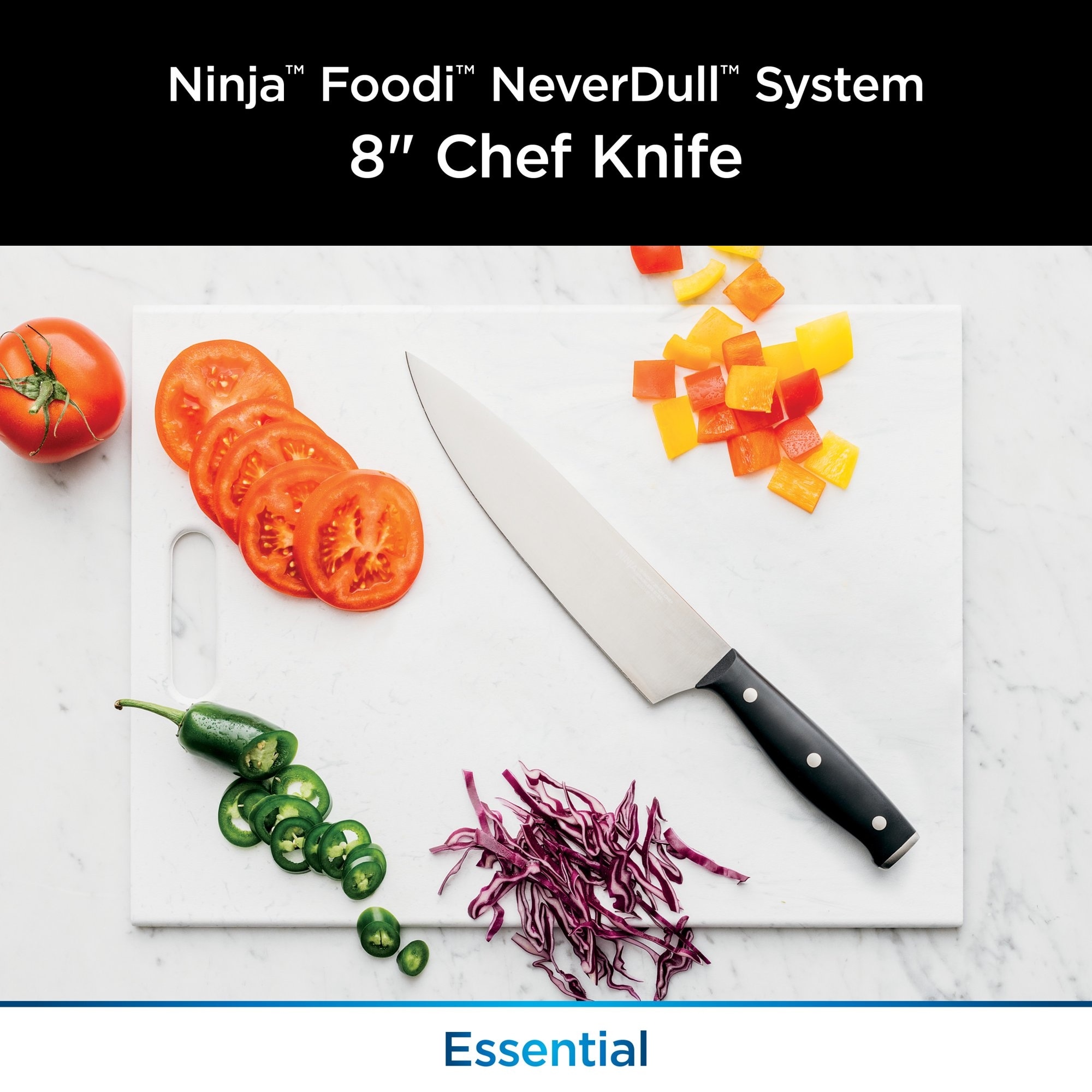 Ninja Foodi Never Dull Essential 8 inch Chef Knife - On Sale - Bed Bath &  Beyond - 36114344