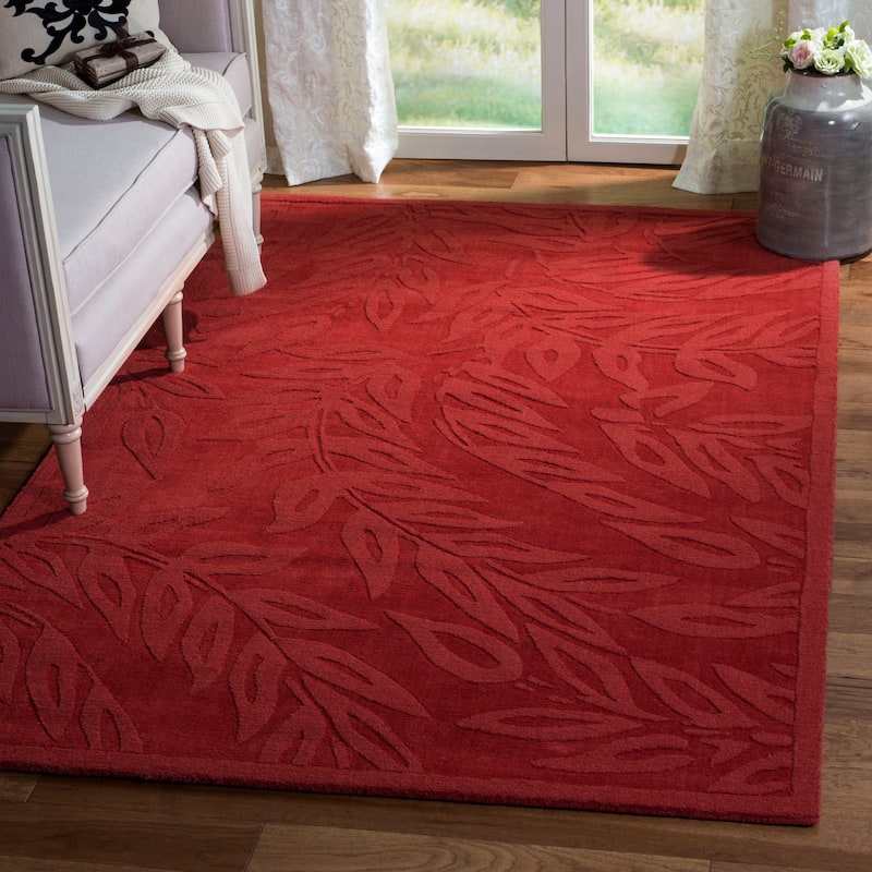 Martha Stewart by SAFAVIEH Breeze Wool Rug - 4' x 6' - Vermillion