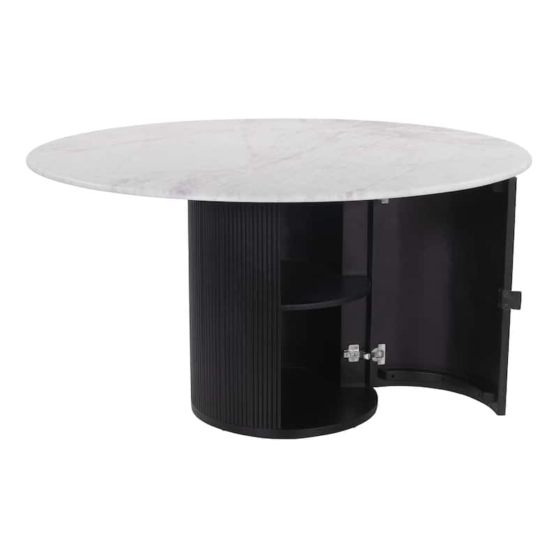 Izola Dining Table White & Black