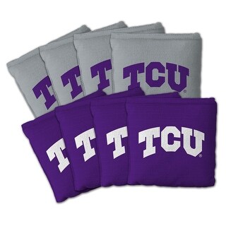 TCU Horned Frogs NCAA Dual Sided Pro Stop & Slide Cornhole Bags