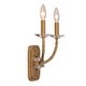 preview thumbnail 9 of 7, Minka Lavery 5282 Atella 2 Light 12" Tall Wall Sconce