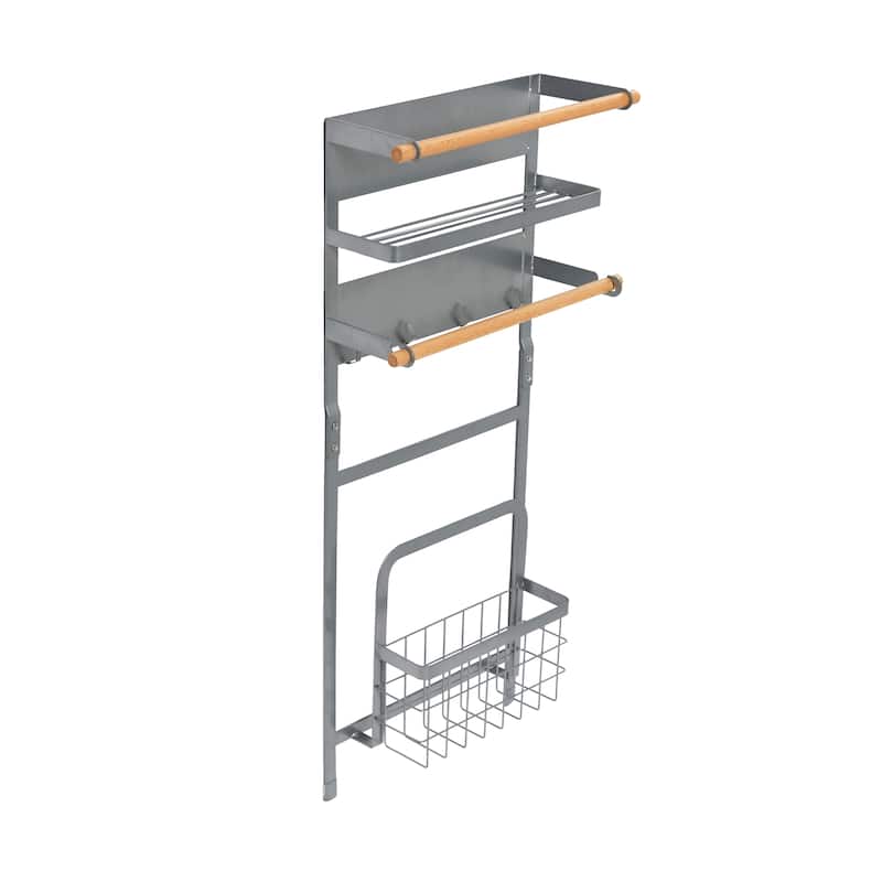 Household Essentials Metal Magnetic Organizer Rack