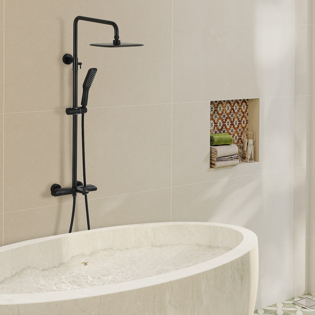 10" Rainfall Shower head and Handheld Shower Head Set