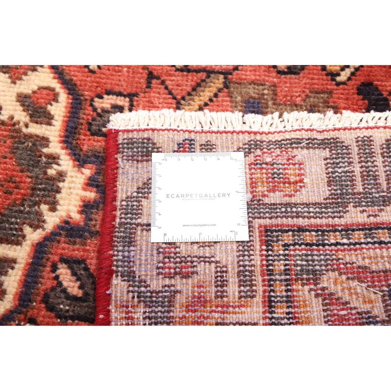 ECARPETGALLERY Hand-knotted Konya Anatolian Red Wool Rug - 3'2 x 9'9