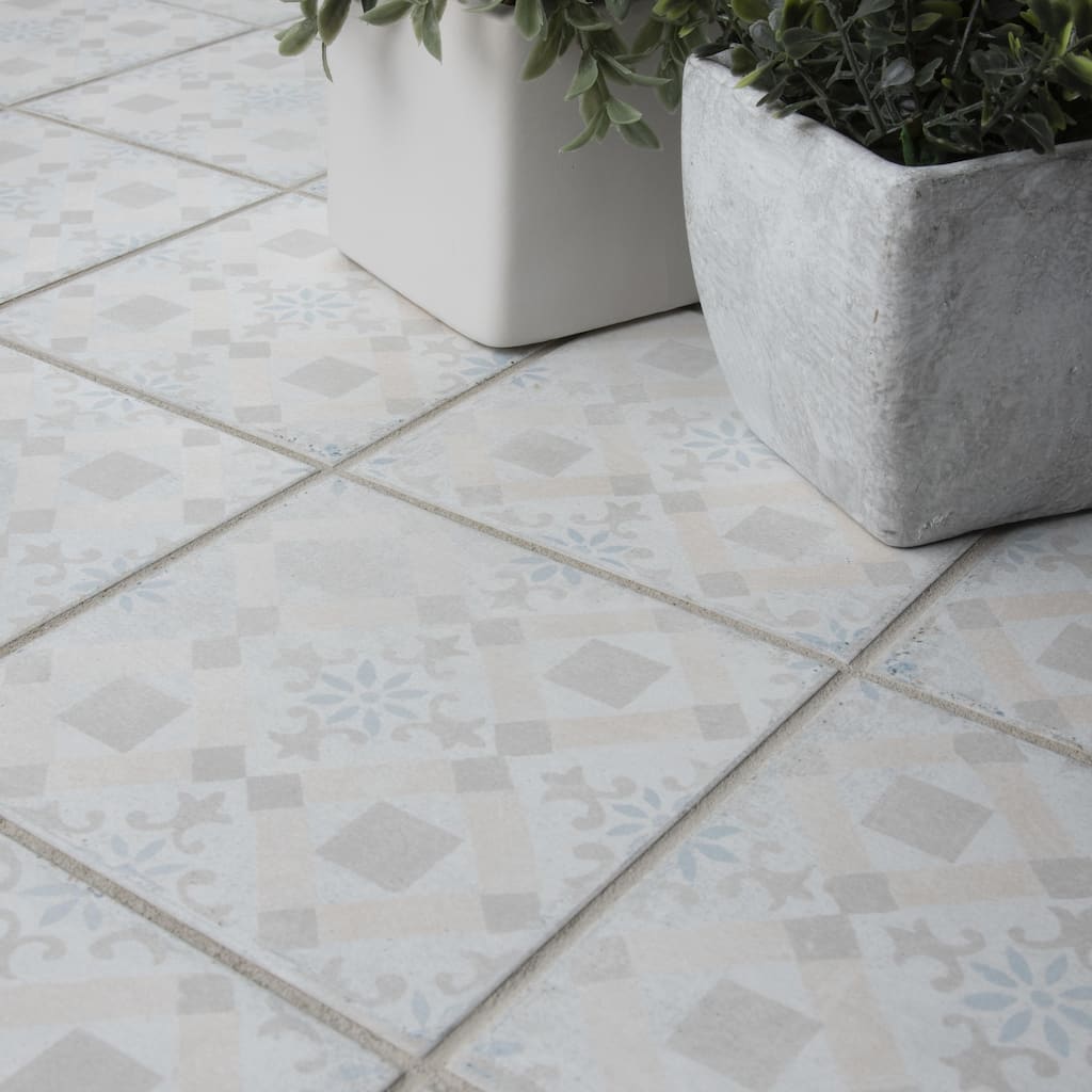 Merola Tile Barcelona Decor Born 5-3/4" x 5-3/4" Porcelain Floor and Wall Tile