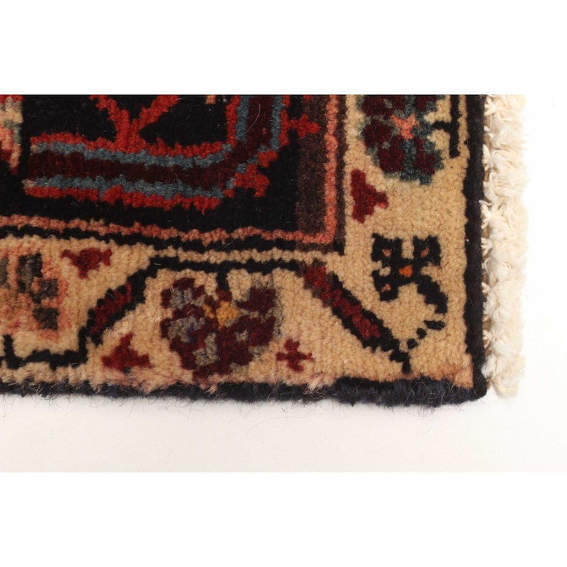 ECARPETGALLERY Hand-knotted Anatolian Vintage Dark Brown Wool Rug - 3'9 x 6'1