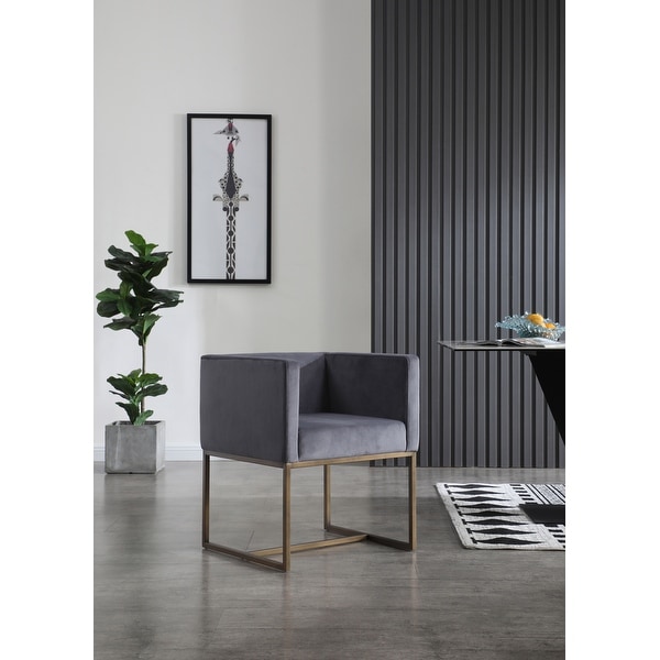 Copper velvet dining chair sales