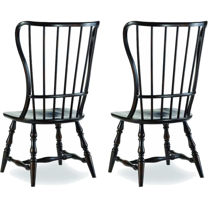 Hooker Furniture 3005-75310-SINGLE 43-1/4" Tall Dining Chair from the - Rubbed Ebony