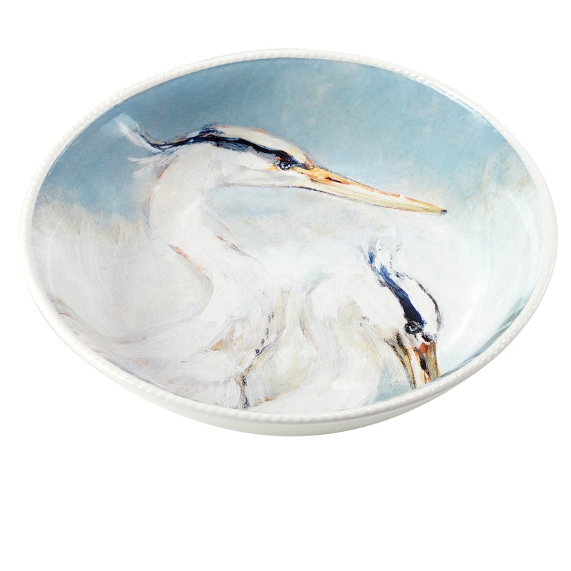 Certified International Shorebirds 144 oz. Serving Bowl - 13" Dia x 3"