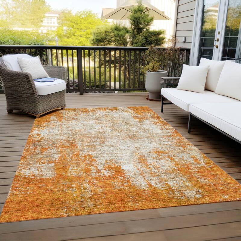 Machine Washable Indoor/ Outdoor Chantille Rug