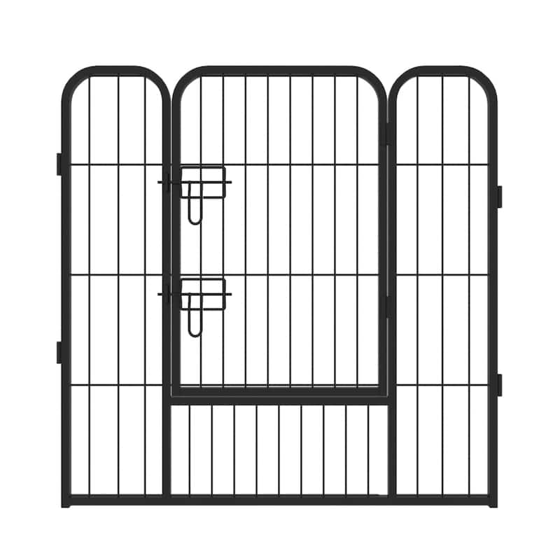 Large Indoor and Outdoor Metal Puppy Dog Run Fence Bed Bath & Beyond