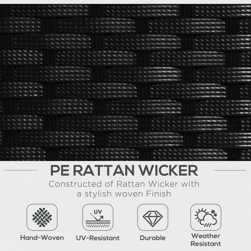 GDFStudio - Sebastian Modular Loveseat and Chaise Patio Sofa Set with Relaxed Sectional Comfort for Outdoor Living