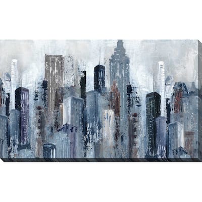 "City Mood " by Carol Robinson Print on Canvas