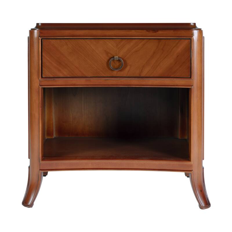 Granby 25 in. W 1 Drawer Nightstand with Lower Open Shelf