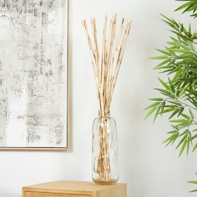Light Brown Bamboo Tall Stick Sticks Natural Foliage