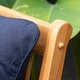 preview thumbnail 7 of 25, Cambridge Casual Lowell Teak Patio Club Chair with Cushion