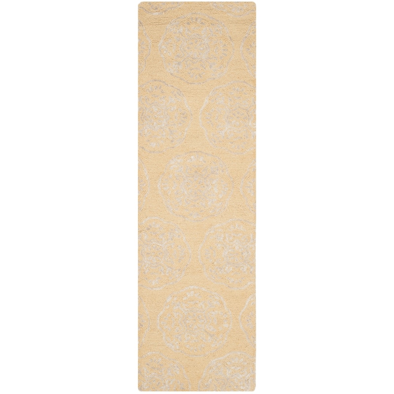 SAFAVIEH Handmade Bella Abygaelle Modern Floral Wool Rug