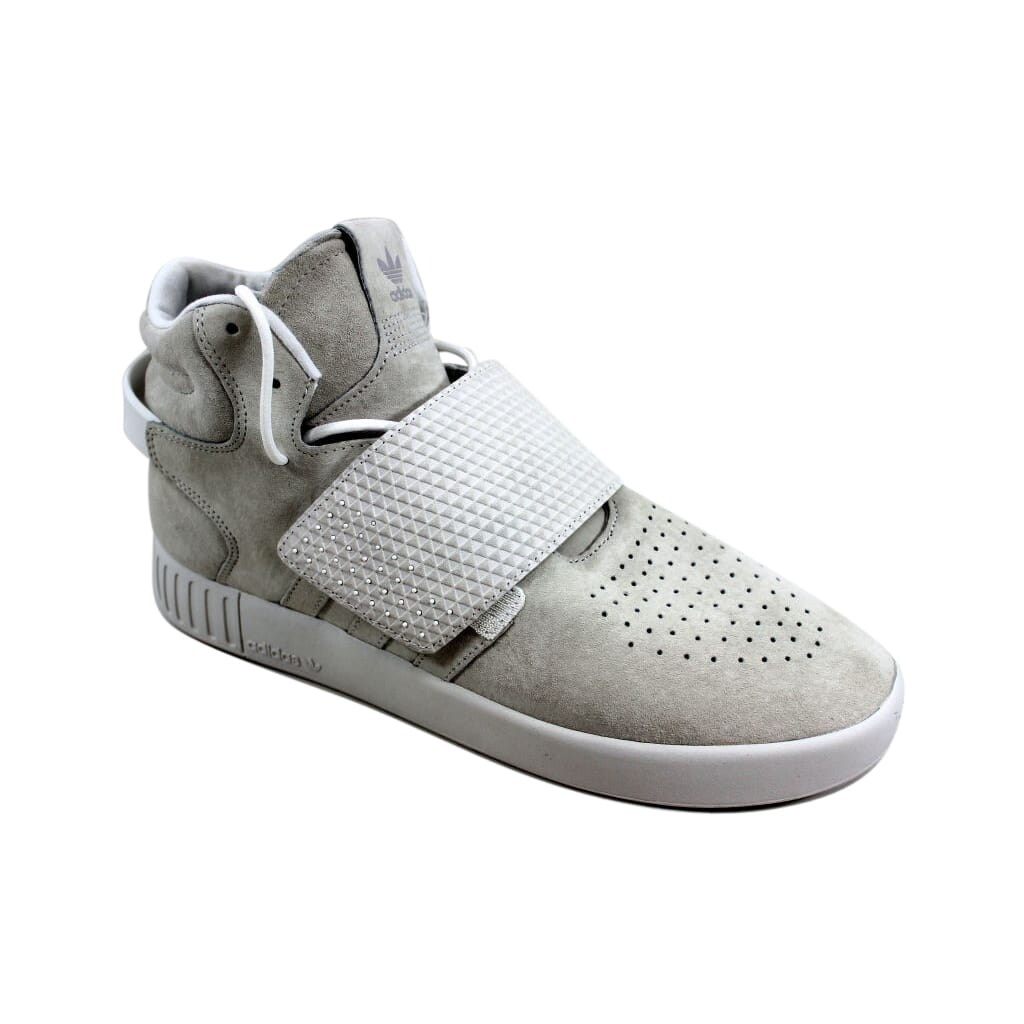 Shop Adidas Tubular Invader Strap Flat White Flat White Bb5038