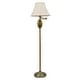 Thumbnail 28, Swing-arm Floor Lamp with Faux Silk Shade. Changes active main hero.